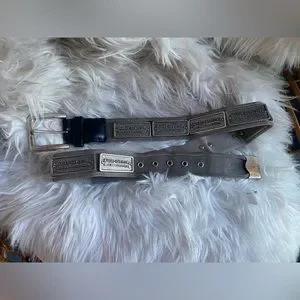 Rare HD Vintage western mesh metal leather statement concho belt made in USA Harley-Davidson | Accessories | Rare Hd Vintage Western Mesh  main image 4
